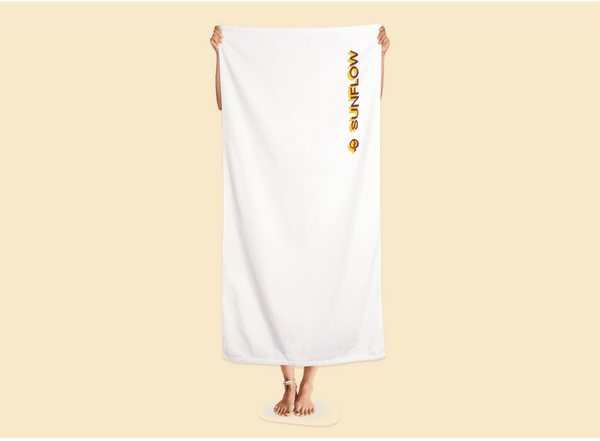 White Logo Towel