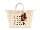 Love is Love Fringe Tote