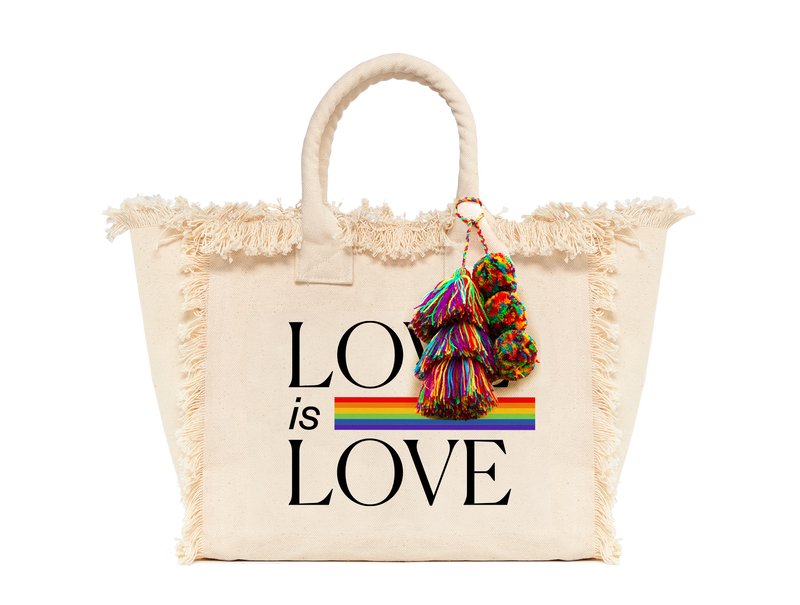 Love is Love Fringe Tote